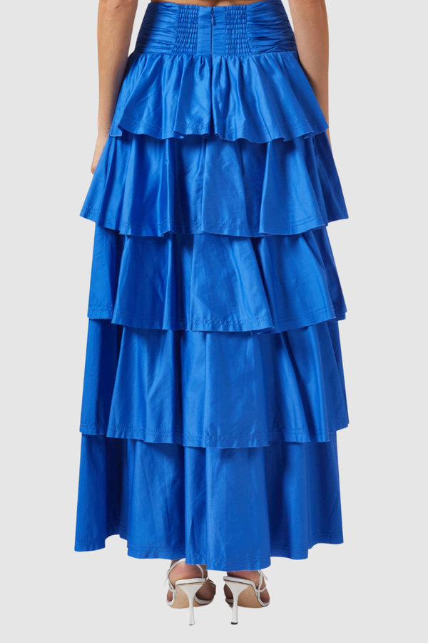 Ondine Tiered Ruffle Skirt Set-ROVOLE