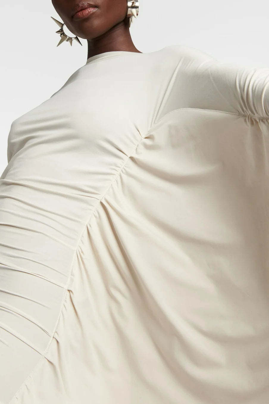 Lilgiuy Tight Sleeved Maxi Dress-ROVOLE