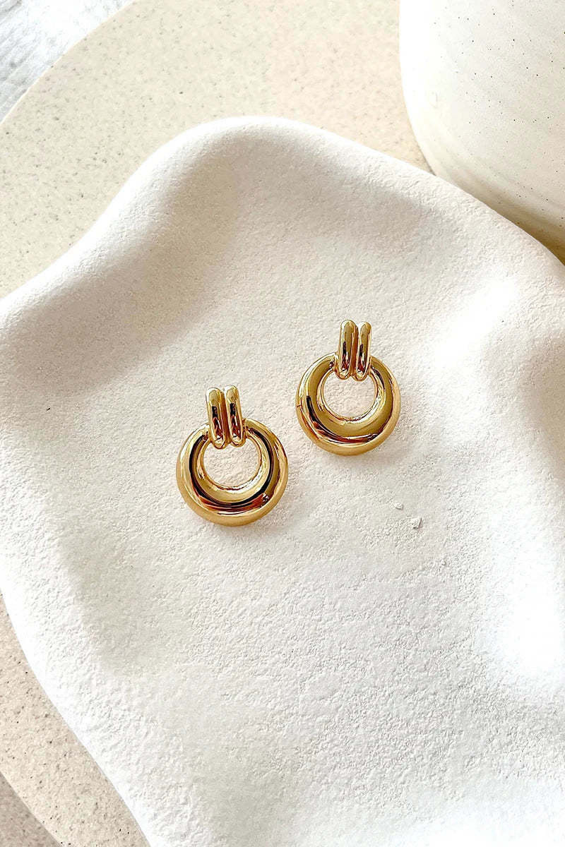 Paloma Earrings - Gold-ROVOLE