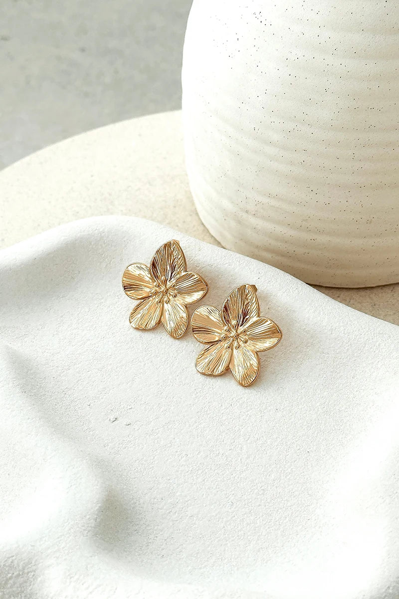 Breeze Earrings - Gold-ROVOLE
