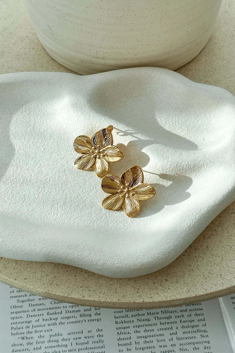 Breeze Earrings - Gold-ROVOLE