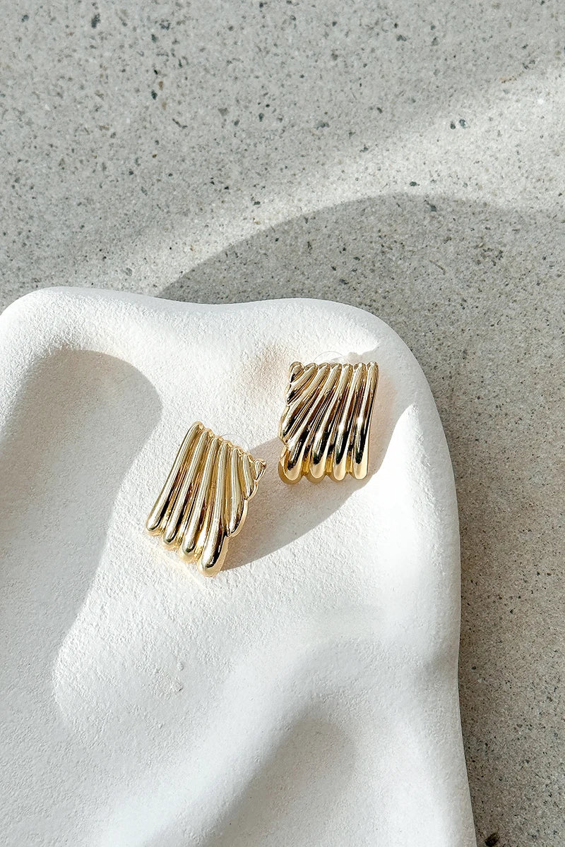 Rina Earrings - Gold-ROVOLE