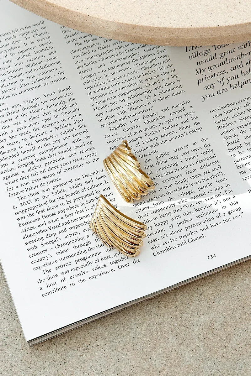 Rina Earrings - Gold-ROVOLE