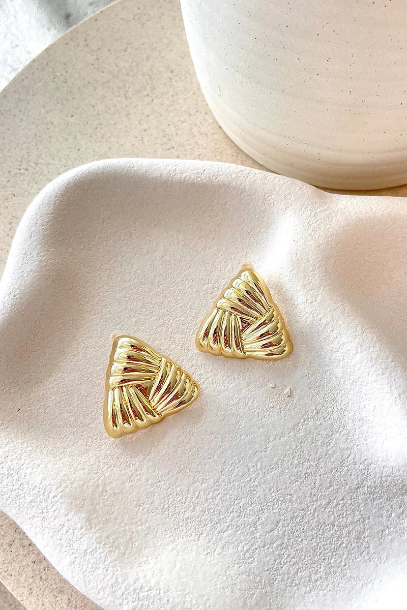 Madalena Earrings - Gold-ROVOLE