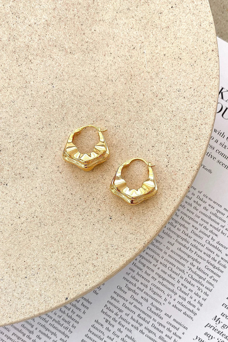 Jaetyn Earrings - Gold-ROVOLE