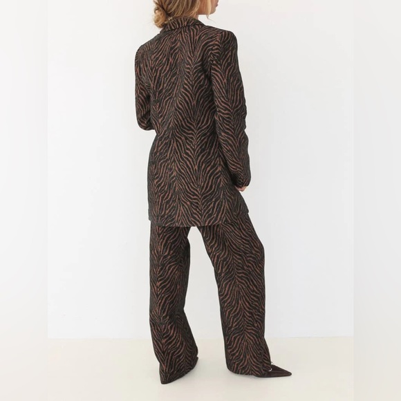 Zebra Print Statement Coat