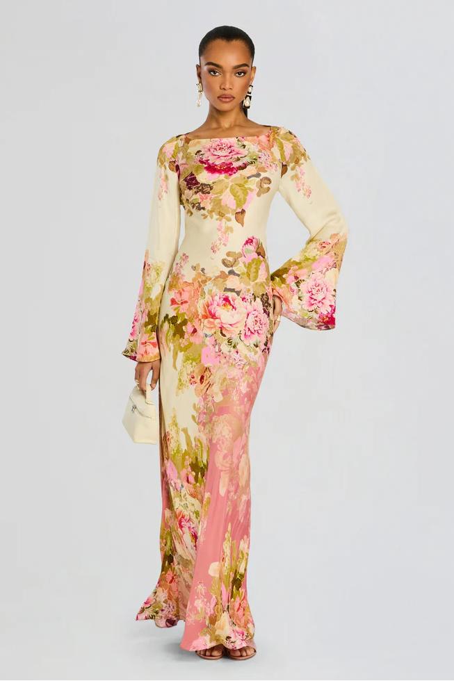 Garden Party Maxi Dress-ROVOLE