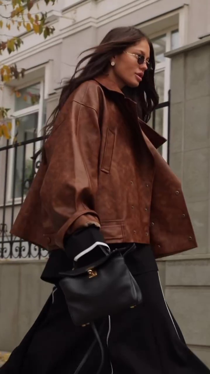 Designer premium leather jacket