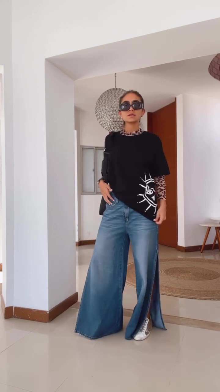 Street side slit jeans-ROVOLE