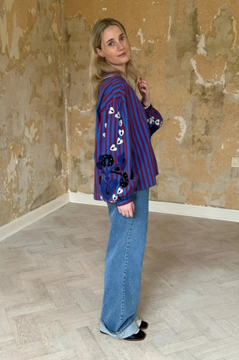 Vintage Carousel Blouse-ROVOLE