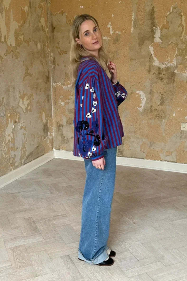 Vintage Carousel Blouse-ROVOLE