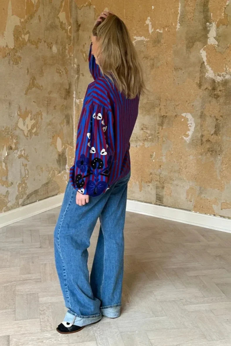 Vintage Carousel Blouse-ROVOLE