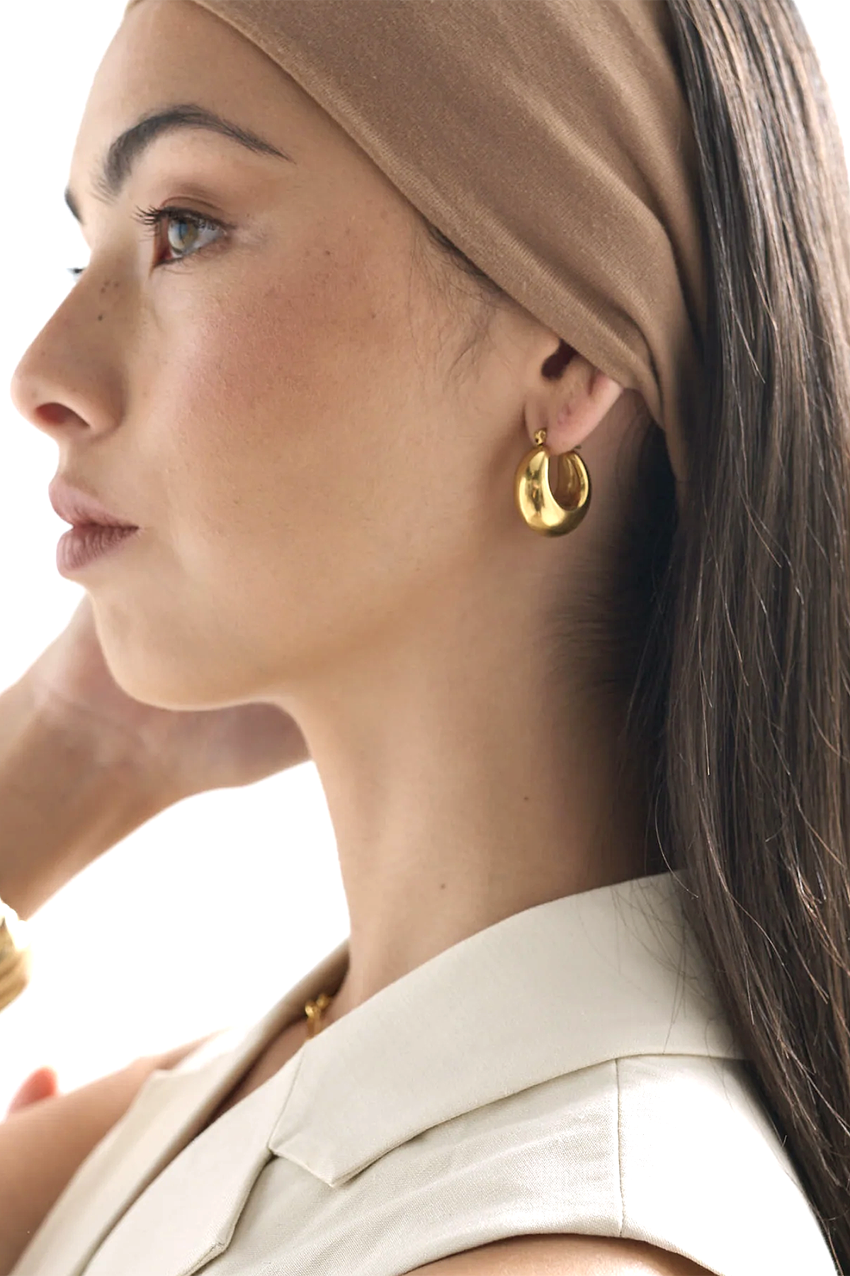 Forte Hoop Earrings-ROVOLE