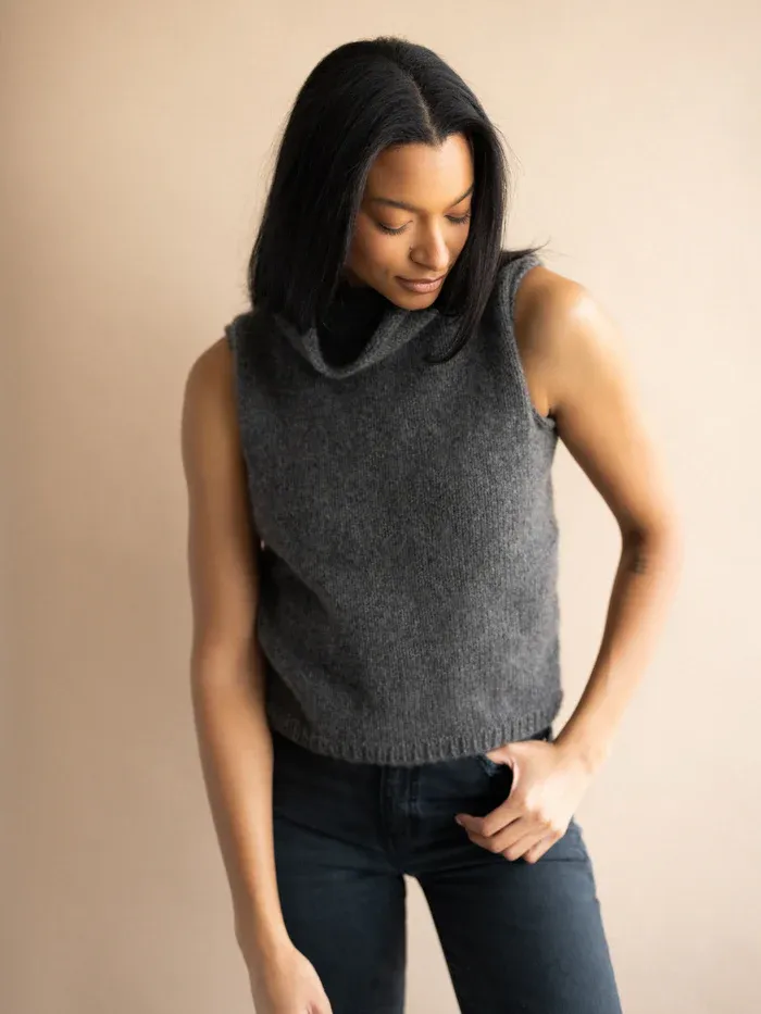 Midnight Sheer Leopard Skirt & Knit Top Set