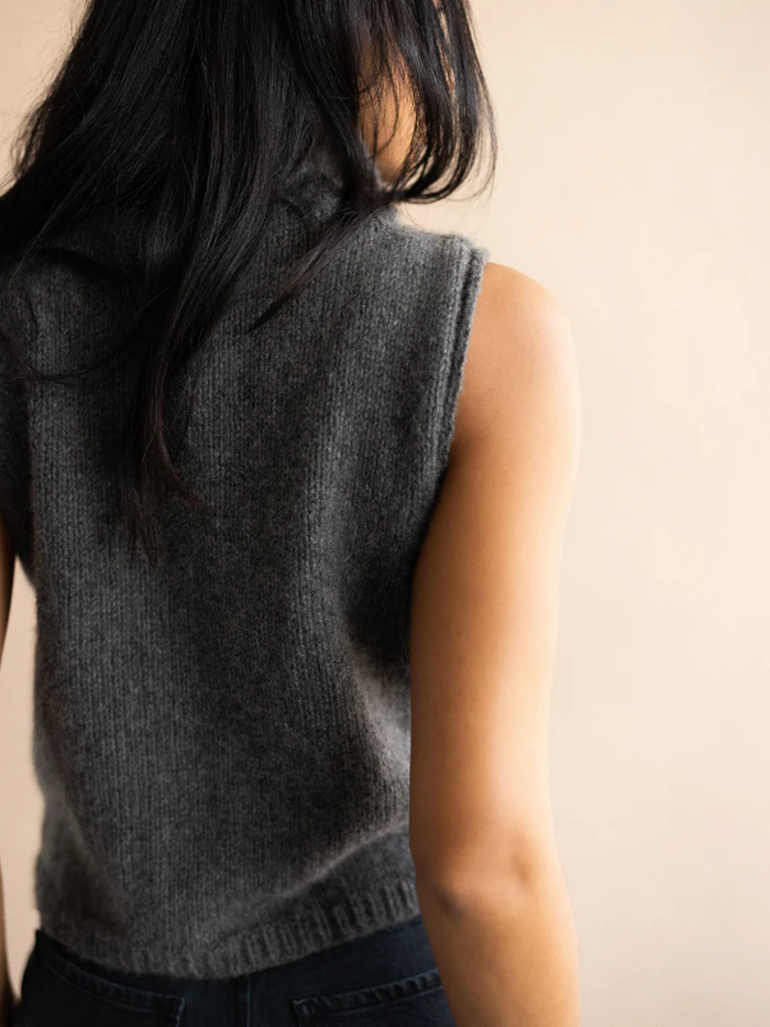 Midnight Sheer Leopard Skirt & Knit Top Set