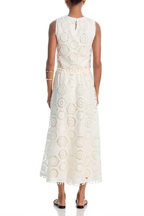 Square Crochet Tank Top & Maxi Skirt-ROVOLE