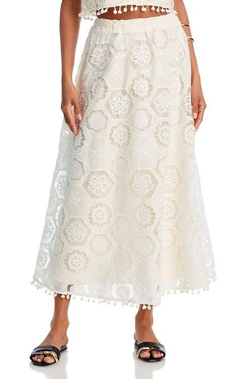 Square Crochet Tank Top & Maxi Skirt-ROVOLE