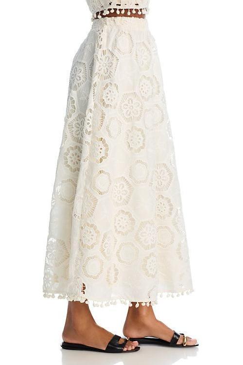 Square Crochet Tank Top & Maxi Skirt-ROVOLE