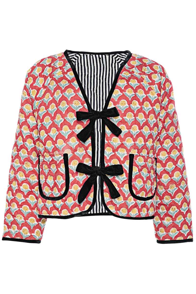 Suvanna Jacket - Blood Orange-ROVOLE