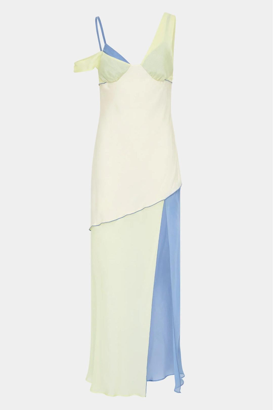 Thames Splice Midi Dress-ROVOLE