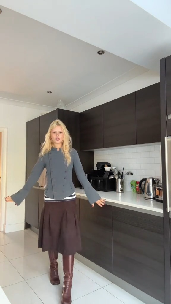 Quilted Double-Breasted Jacket