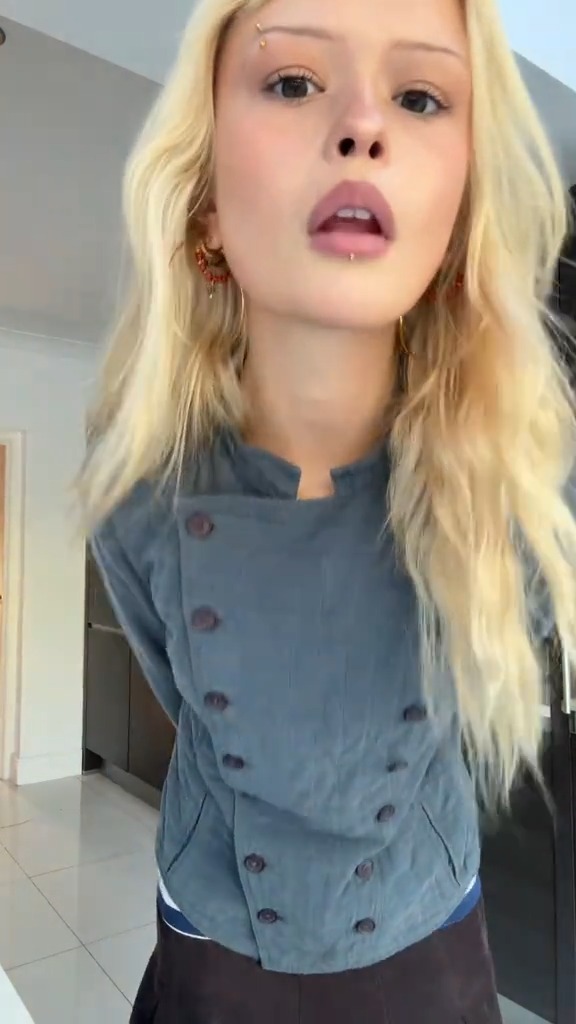 Quilted Double-Breasted Jacket