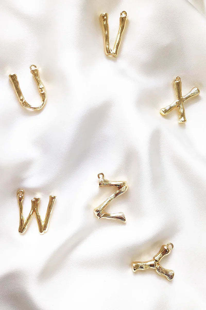 Initial Necklace U-Z-ROVOLE