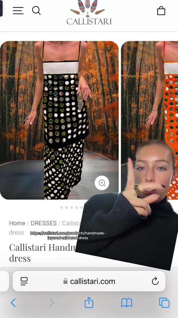 Fashion Handmade layered mirrored dress-ROVOLE