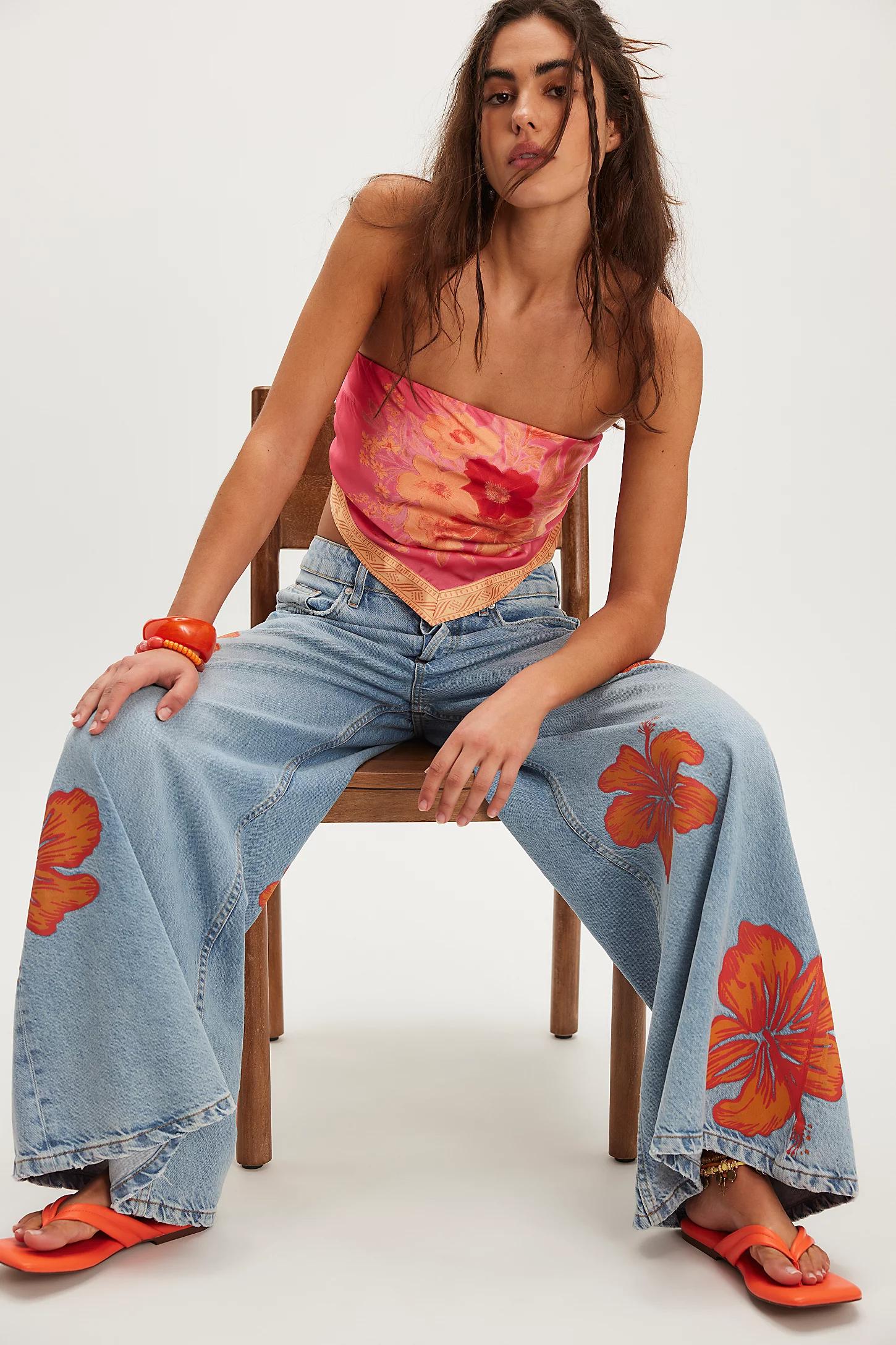 Palisades Wide-Leg Jeans-ROVOLE
