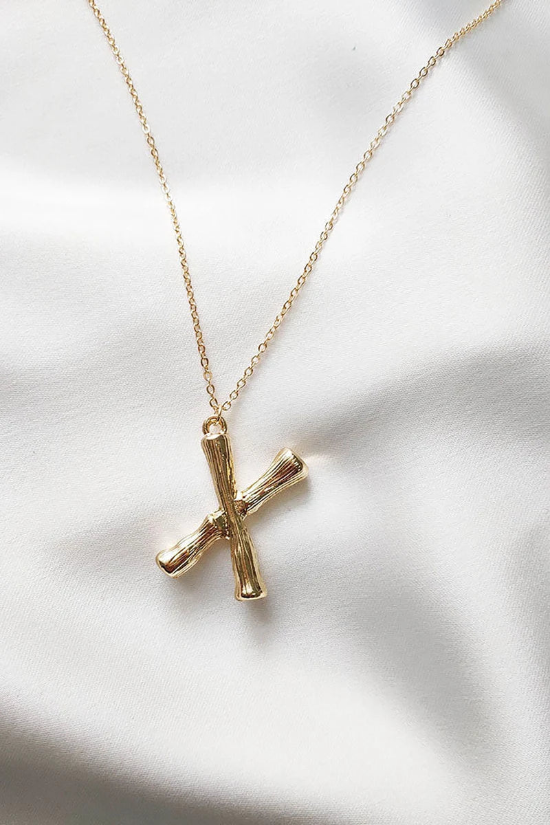 Initial Necklace U-Z-ROVOLE