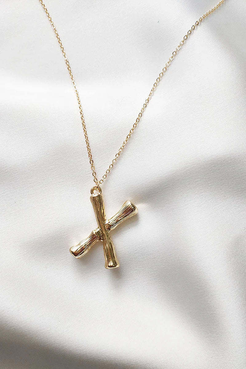 Initial Necklace U-Z-ROVOLE