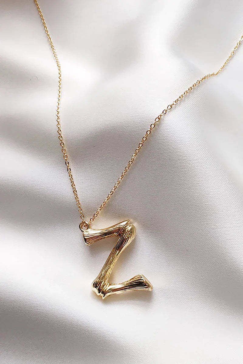 Initial Necklace U-Z-ROVOLE