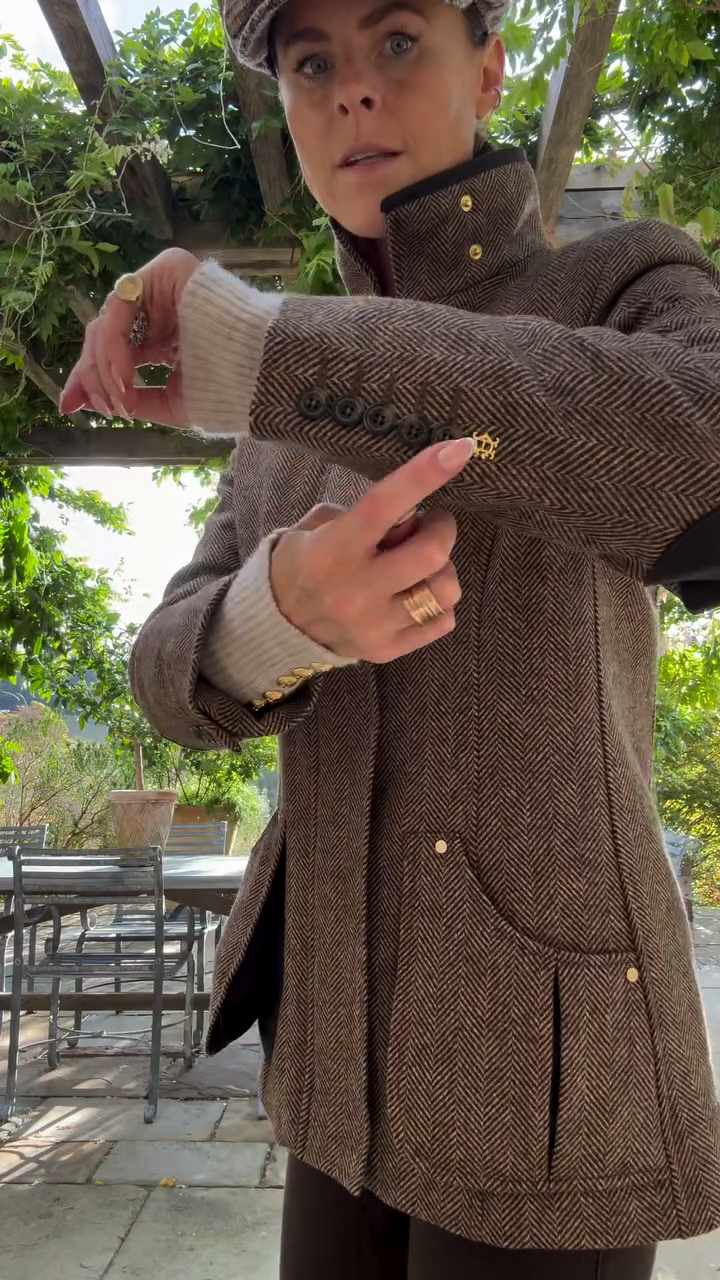 Brown Tweed Jacket-ROVOLE