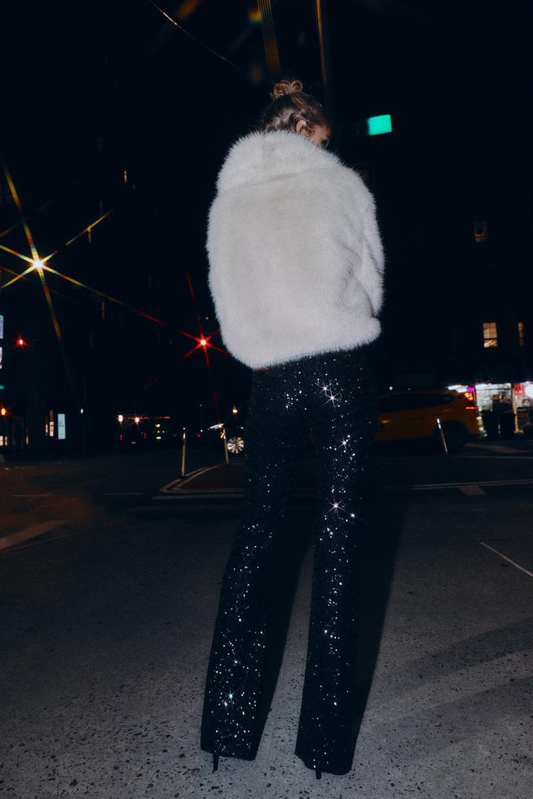 Nightfall Sequin Flare Pants