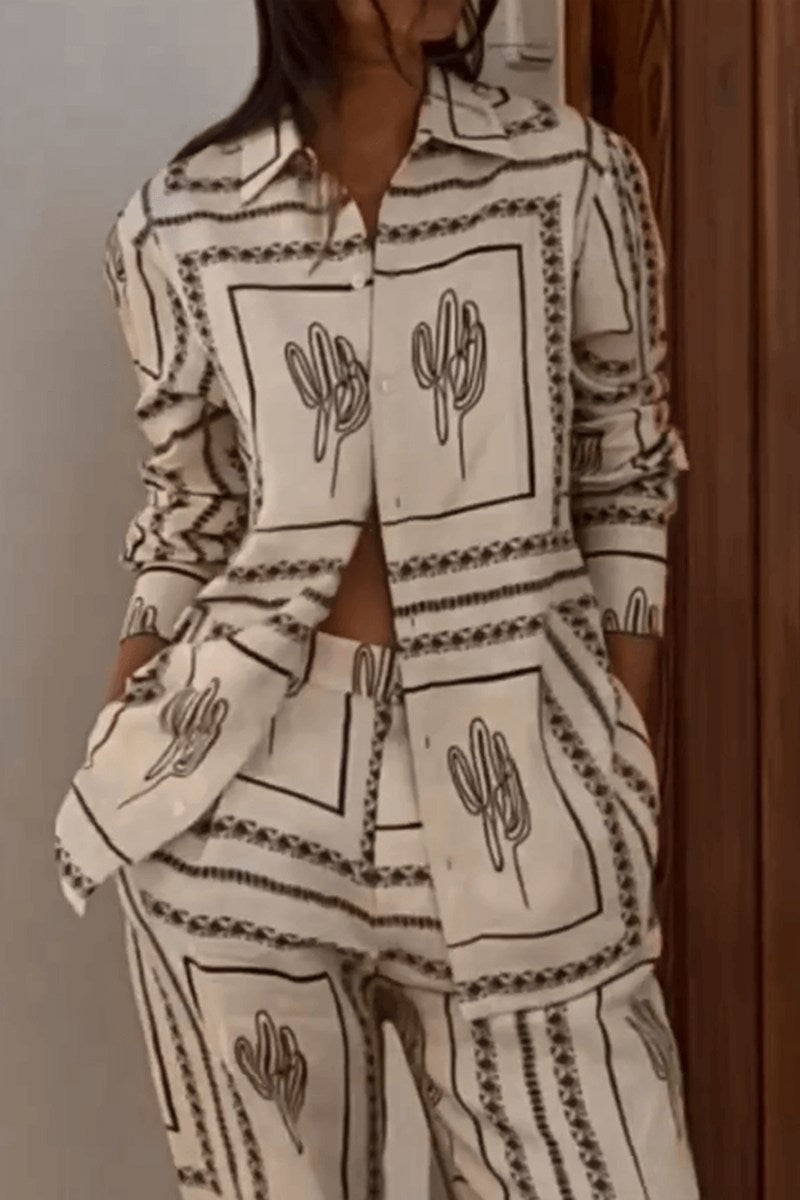 Abstract Geometric Line Printing Two-Pieces Set-ROVOLE