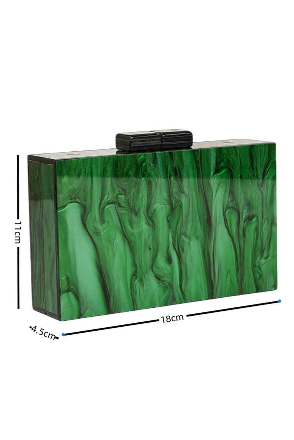 Beaded Chain Marbling Handbag-ROVOLE