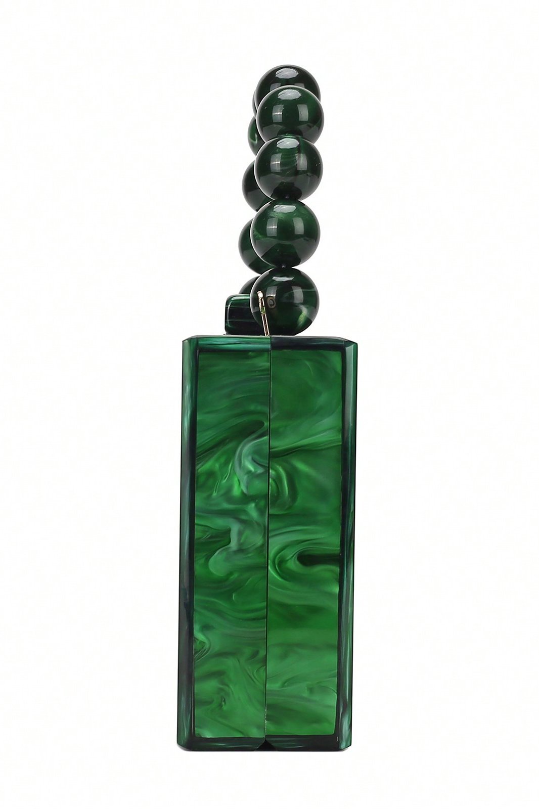 Beaded Chain Marbling Handbag-ROVOLE