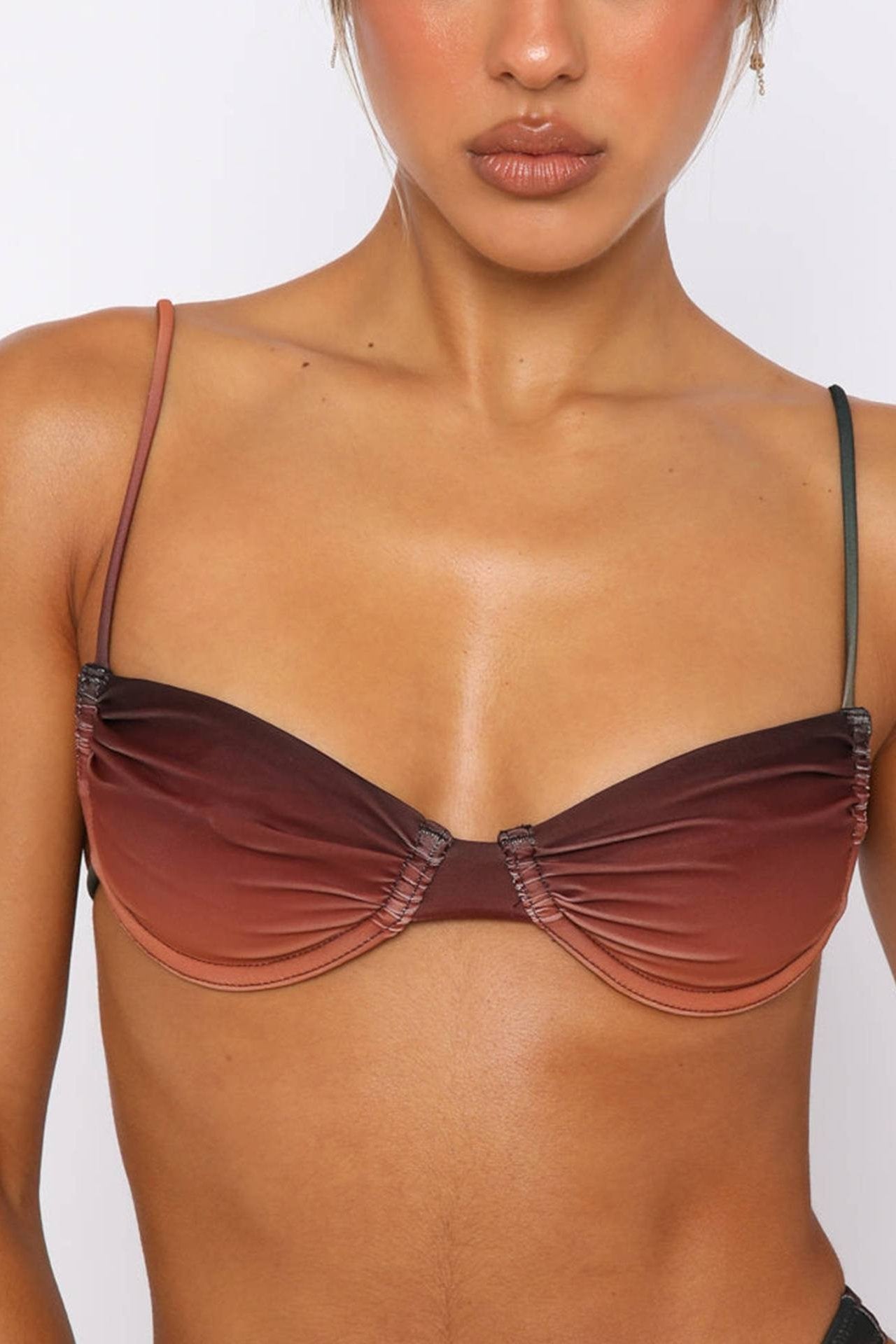 Brook Printed Gradient Bikini-ROVOLE