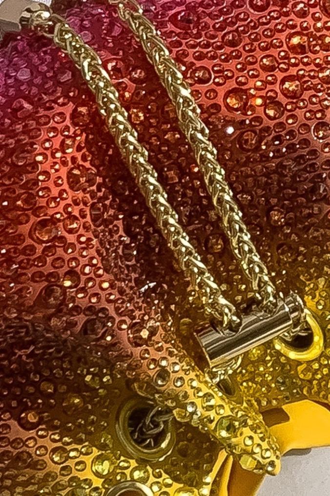 Carlin Diamente Loop Handle Bucket Bag-ROVOLE