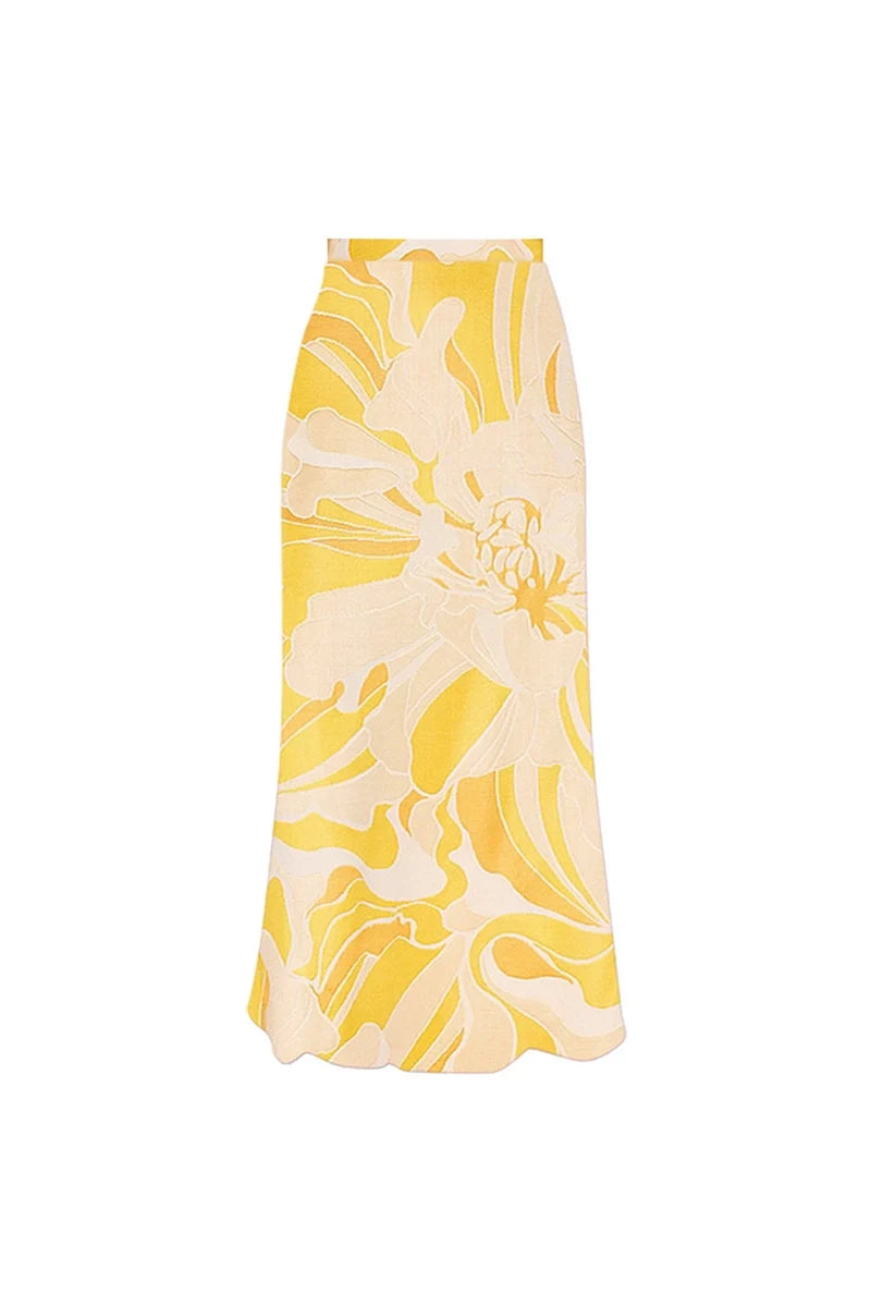 3D Floral Strapless Solid One-Piece Swimsuit-ROVOLE