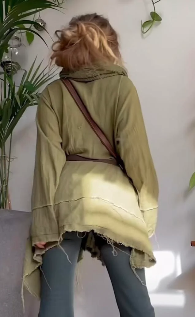 Nomad Layers Distressed Linen Jacket