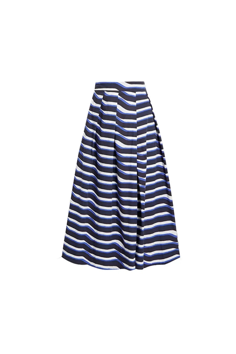 Denim Bandeau One Piece Swimsuit Set-ROVOLE