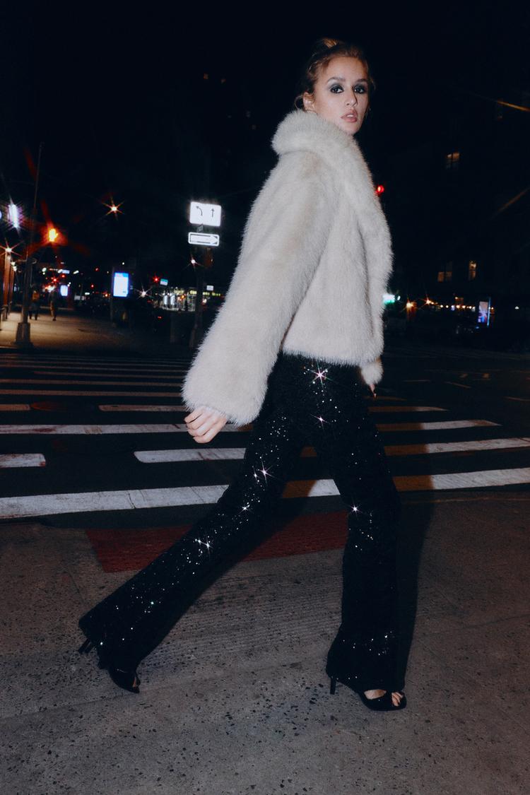 Nightfall Sequin Flare Pants