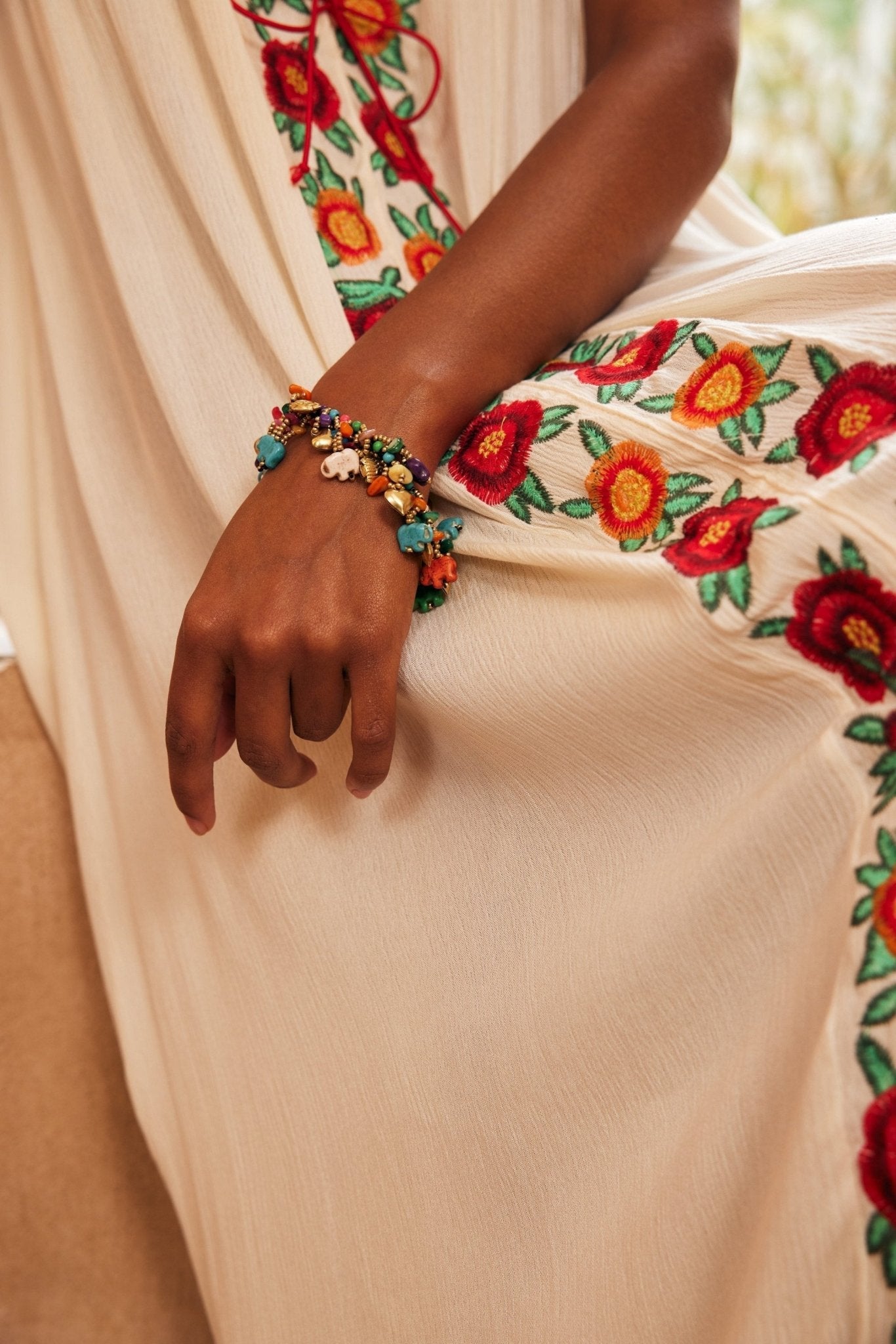 Elephant Retro Braided Bracelet-ROVOLE