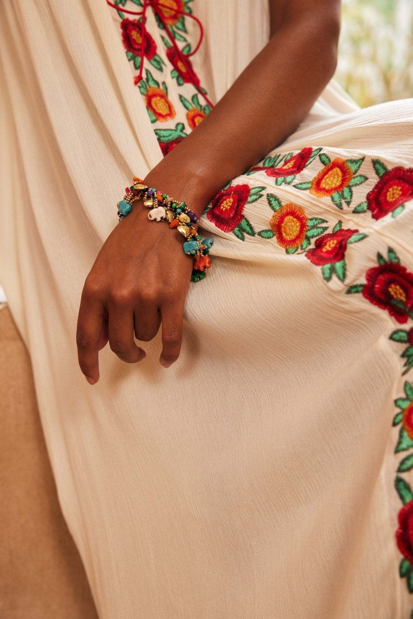 Elephant Retro Braided Bracelet-ROVOLE