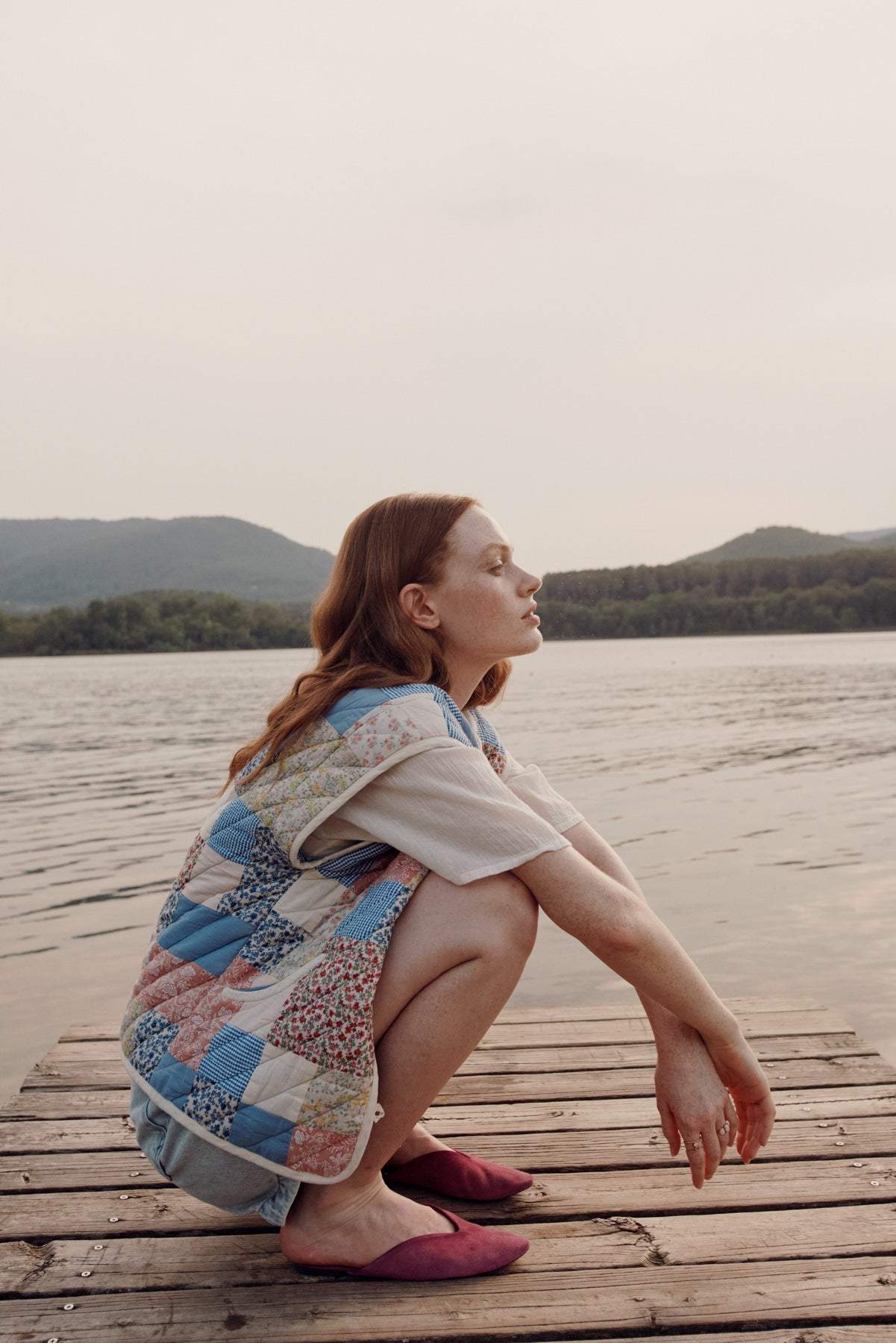 Enid Printed Convertible Quilted Jacket-ROVOLE