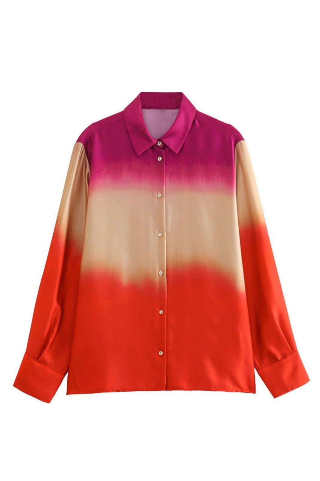 Eroline Printed Gradient Satin Set-ROVOLE