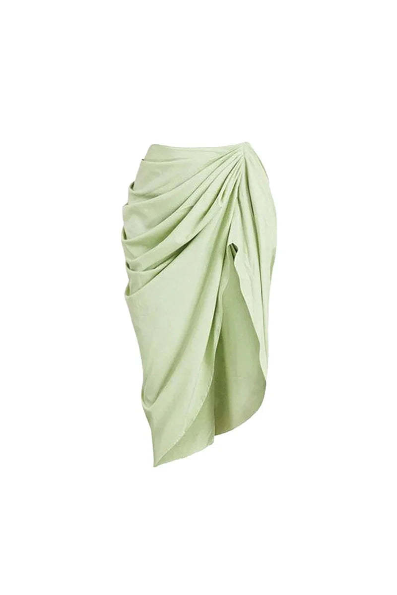 Apple Green Vintage Style Swimsuit Set-ROVOLE