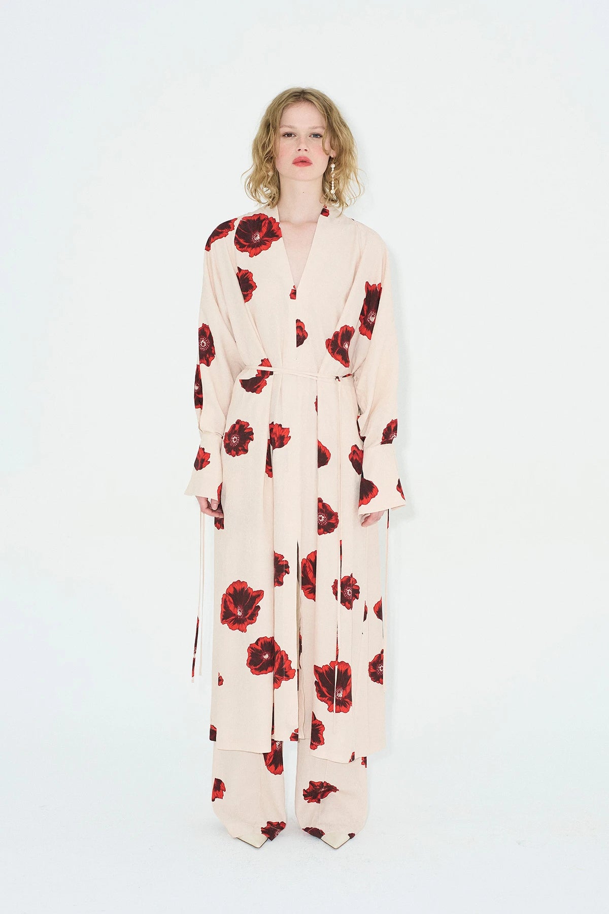 Sahara Print Kimono Dress-ROVOLE