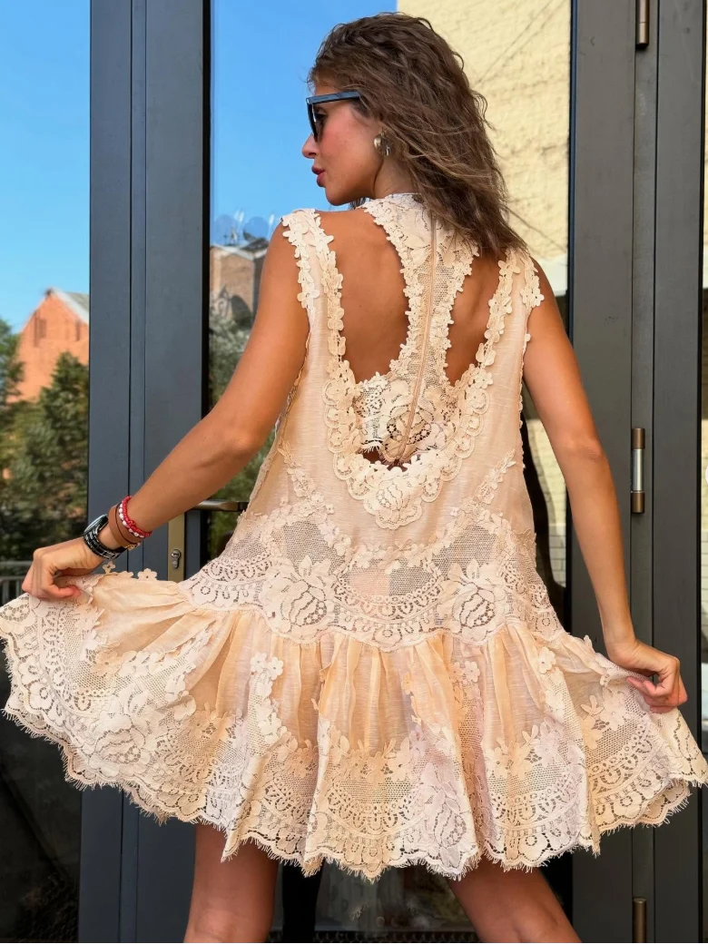 Angel Lace Skirt Sets-ROVOLE